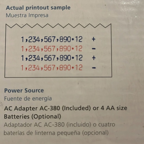 Canon Mini Desktop Printing Calculator P23-DHV 12 Digits 2 Color - Picture 7 of 8
